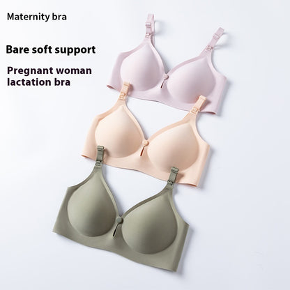 Maternity Bra Plus Size Front Buckle – Wireless Comfort & Easy Access