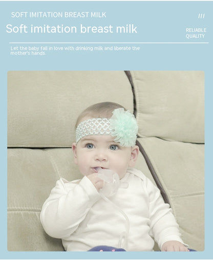 Separated Long Straw Baby Bottle