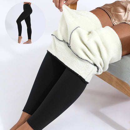 Winter Leggings Warm Thick High Stretch for Woman