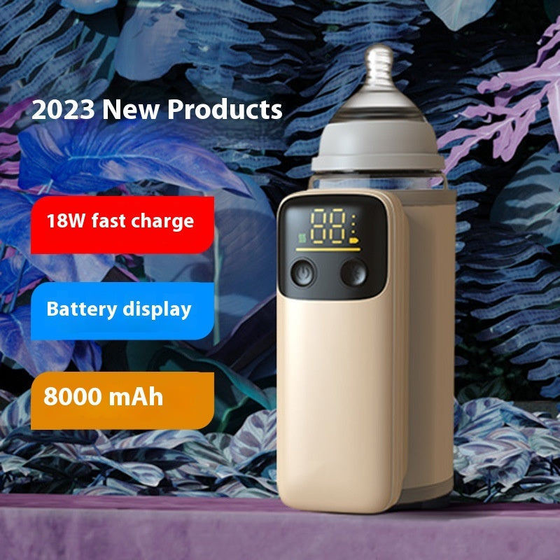 Baby Bottle Insulation Cover – Universal Milk Warmer with Fast Charging & Constant Temperature