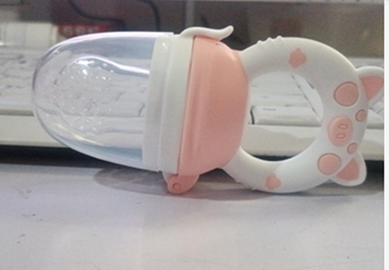 Silicone Baby Teether with Fruit Feeder – Safe Teething Relief