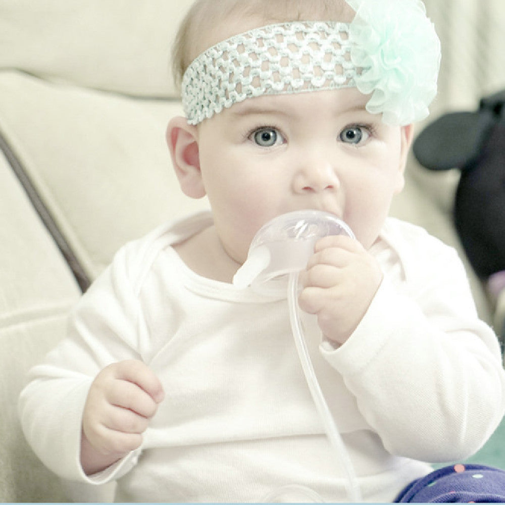 Separated Long Straw Baby Bottle