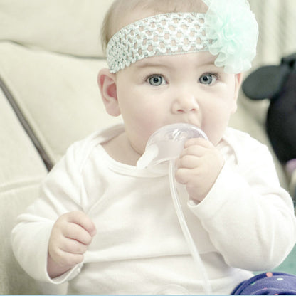 Separated Long Straw Baby Bottle