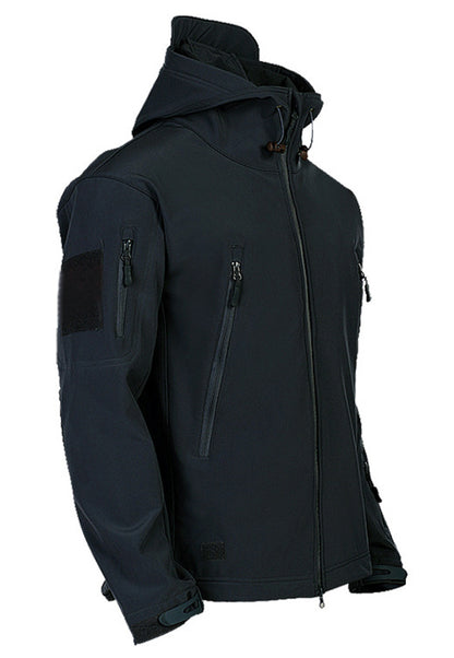 Soft Shell Men's Windproof Hooded Jacket – Outdoor, Sport & Everyday Wear