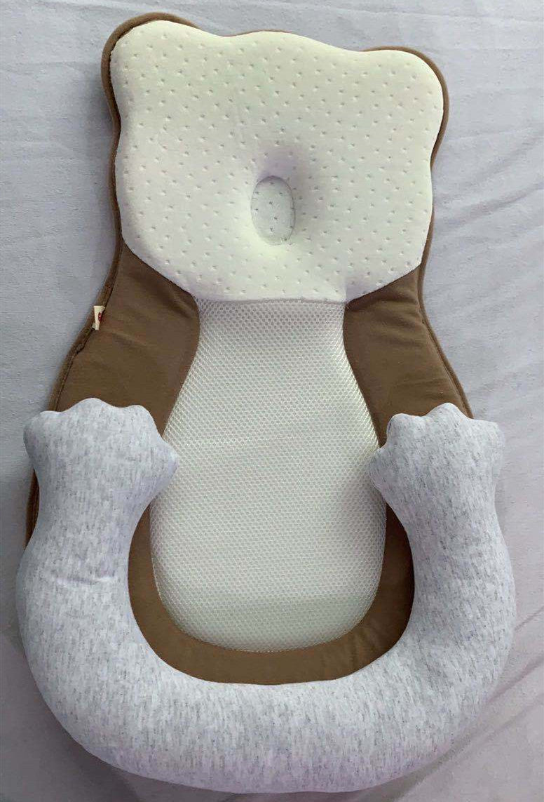 Portable Newborn Baby Crib – Folding Travel Bed with Soft Cotton Cushion