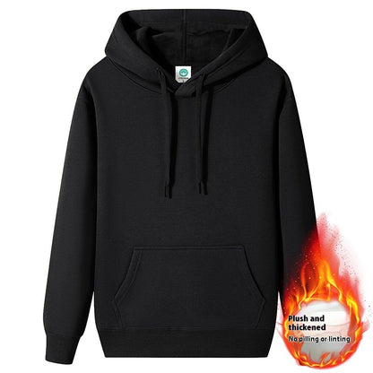 Fleece-lined Thick Hoodie