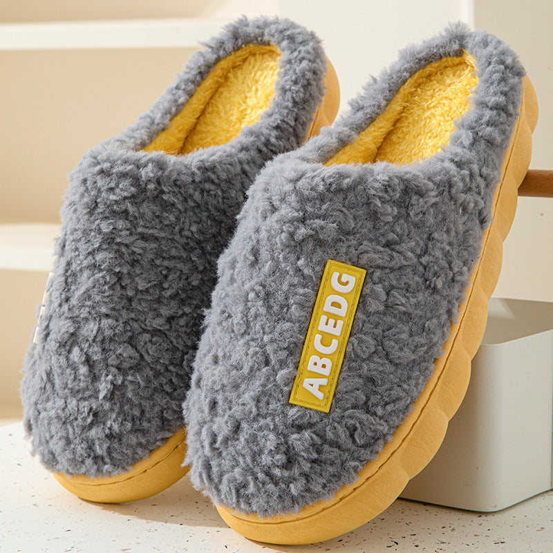 Indoor Warm Thickened Cotton Slippers