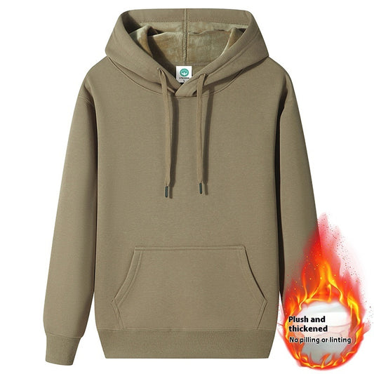 Fleece-lined Thick Hoodie