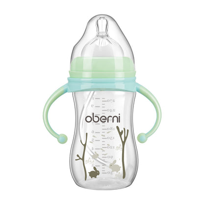 Anti-fall and anti-flatulence baby bottle