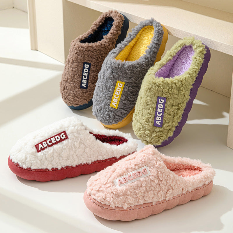 Indoor Warm Thickened Cotton Slippers