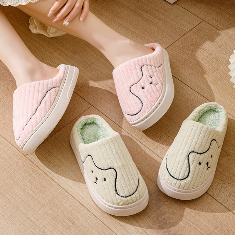 Unisex Non-slip Warm Plush slippers