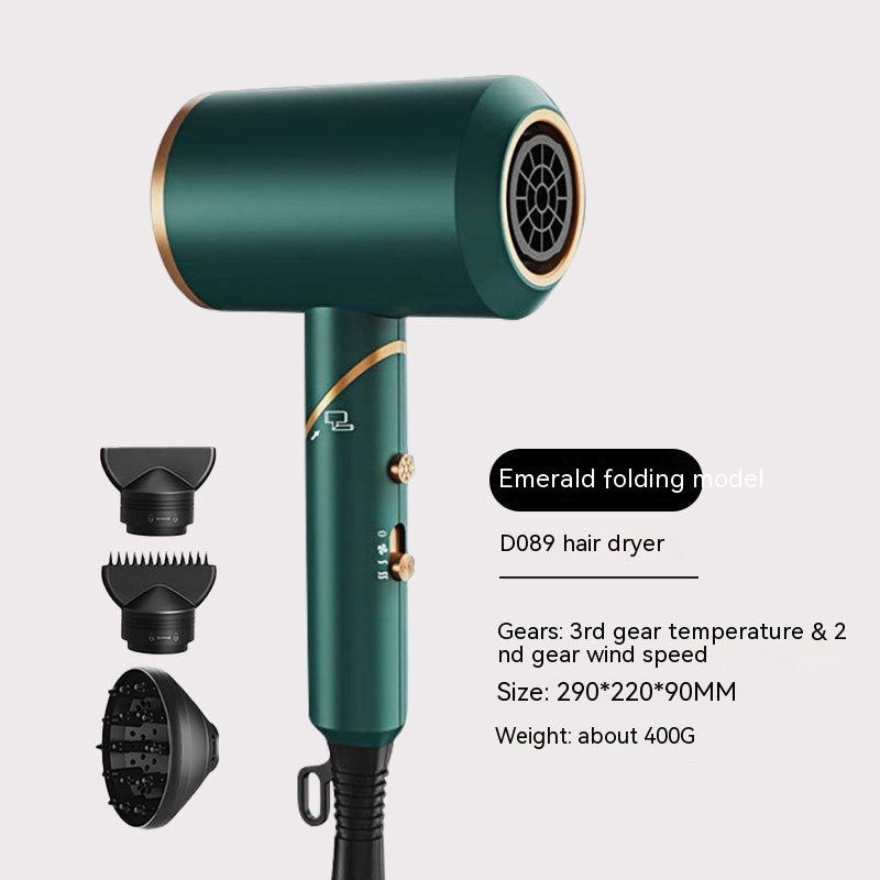 Folding High-Power Hair Dryer with Anion Technology