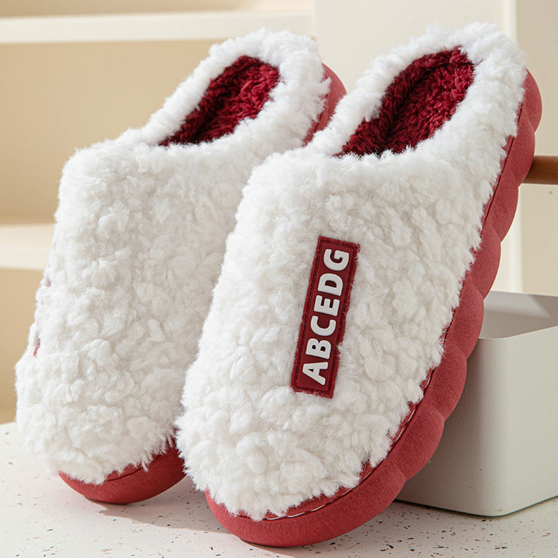 Indoor Warm Thickened Cotton Slippers