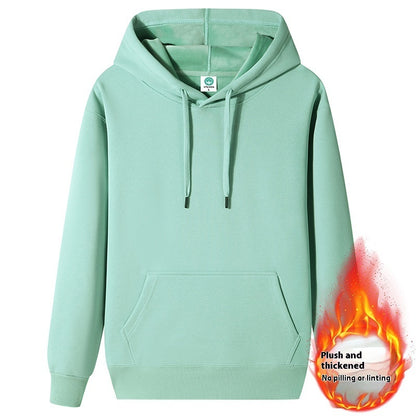 Fleece-lined Thick Hoodie