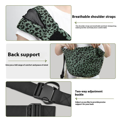 Portable One-Shoulder Baby Carrier Strap – Cotton Sling for Toddlers 6 Months to 4 Years