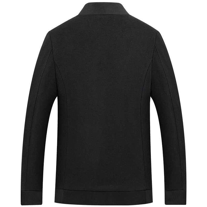 Men's Baseball Woollen Top Jacket