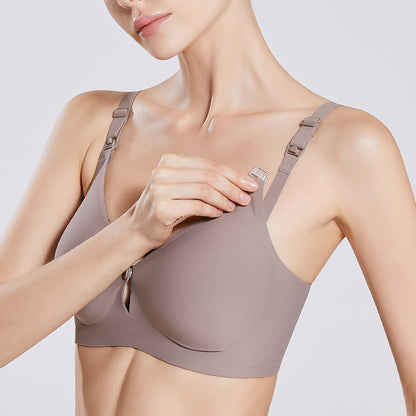 Maternity Bra Plus Size Front Buckle – Wireless Comfort & Easy Access