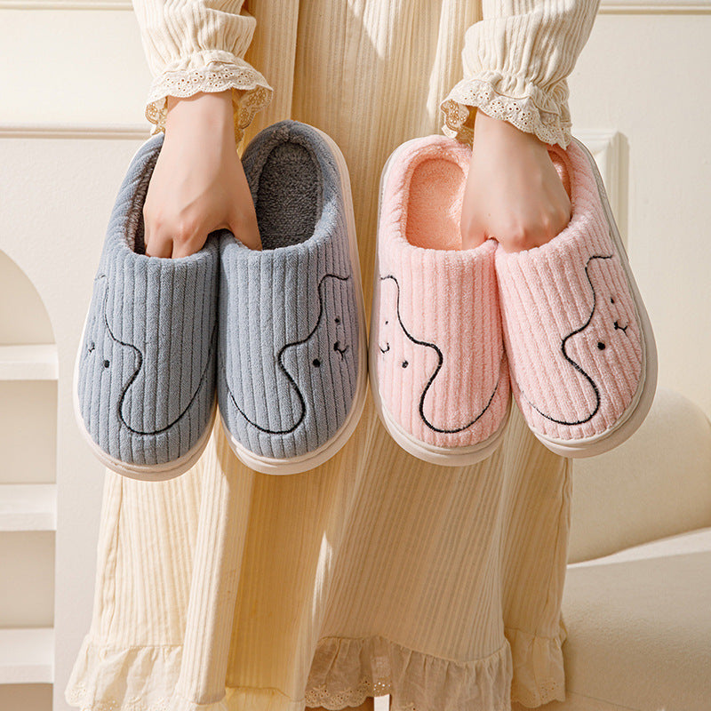 Unisex Non-slip Warm Plush slippers