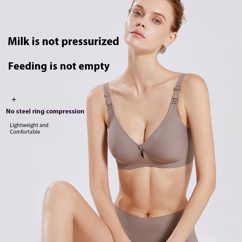 Maternity Bra Plus Size Front Buckle – Wireless Comfort & Easy Access