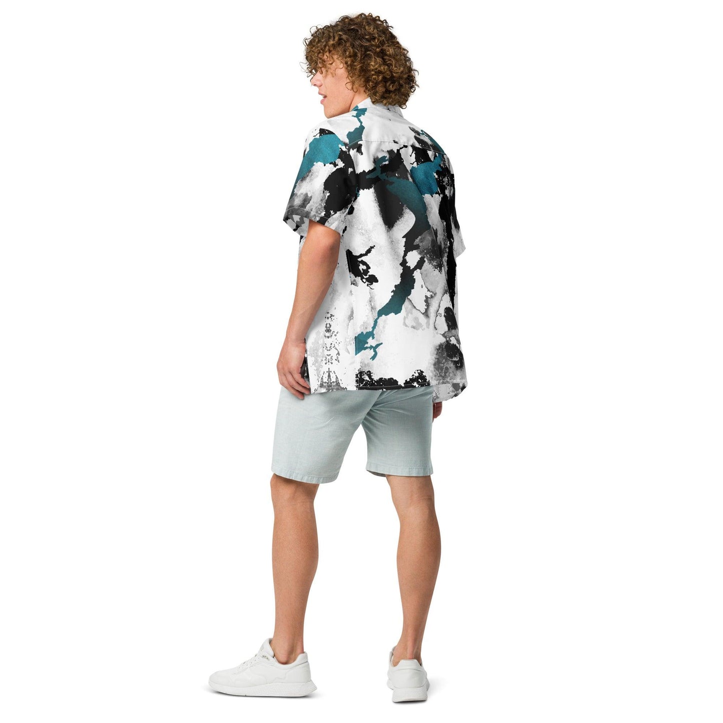 All-Over Print Unisex Button Shirt - Teffie