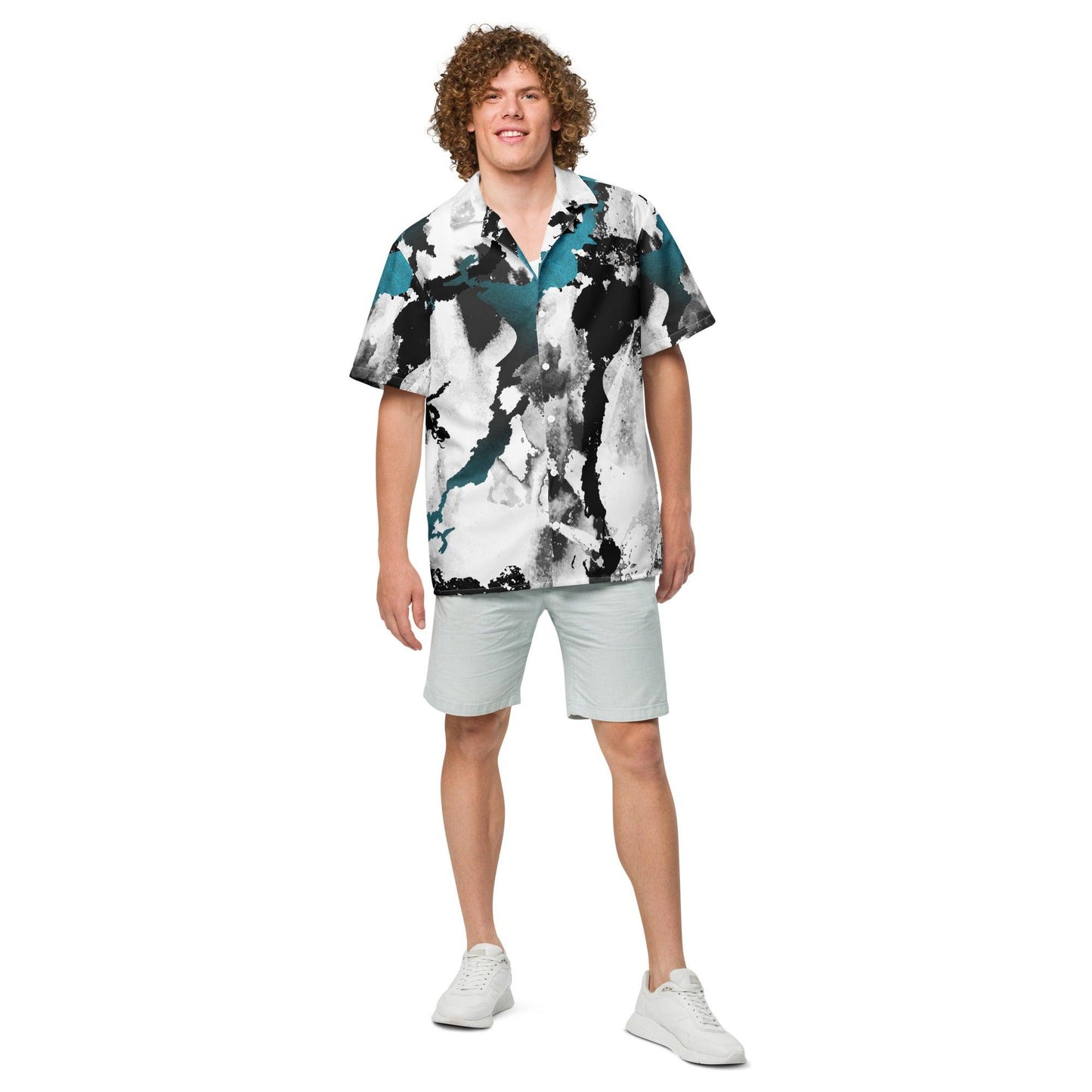 All-Over Print Unisex Button Shirt - Teffie