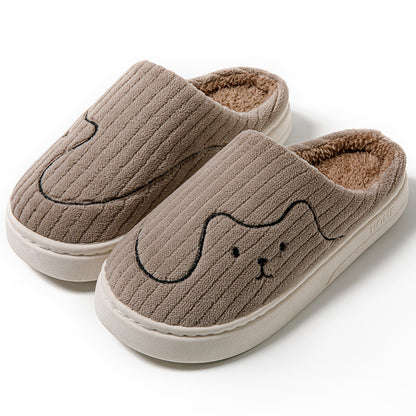 Unisex Non-slip Warm Plush slippers