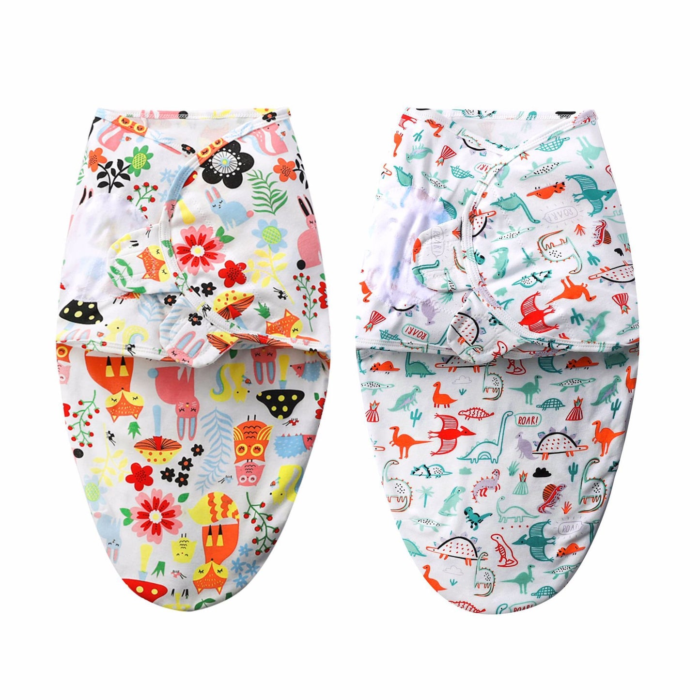 Soft Baby Swaddle Blanket – Pure Cotton Newborn Wrap with Animal Prints