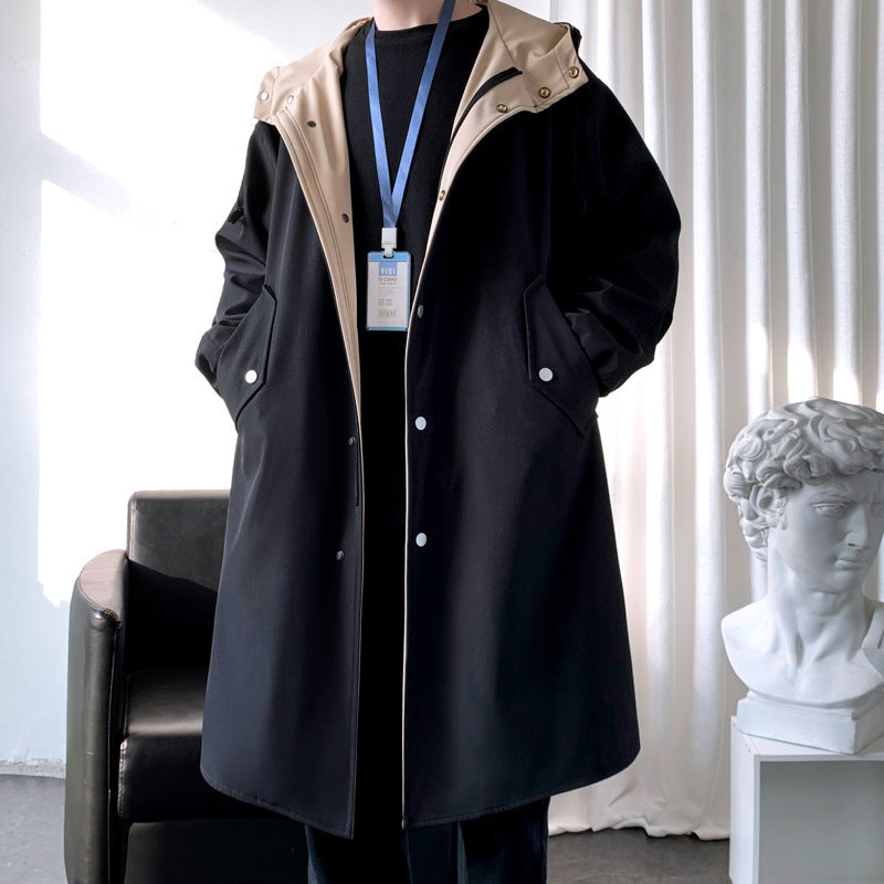 Men's Coat Cloak Mid-length