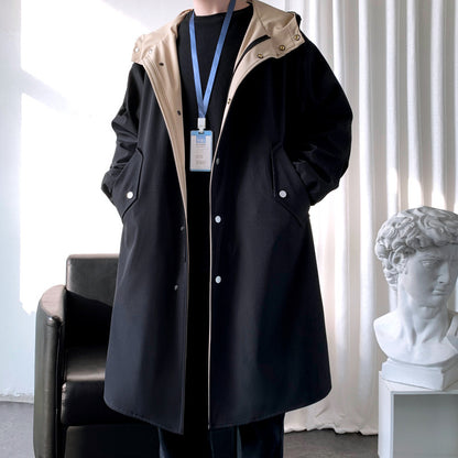 Men's Coat Cloak Mid-length