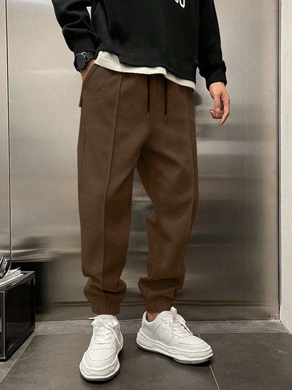 Thicken Ankle-tied Sweatpants