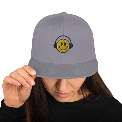 Headphone smiley | Snapback Hat Yupoong - Teffie