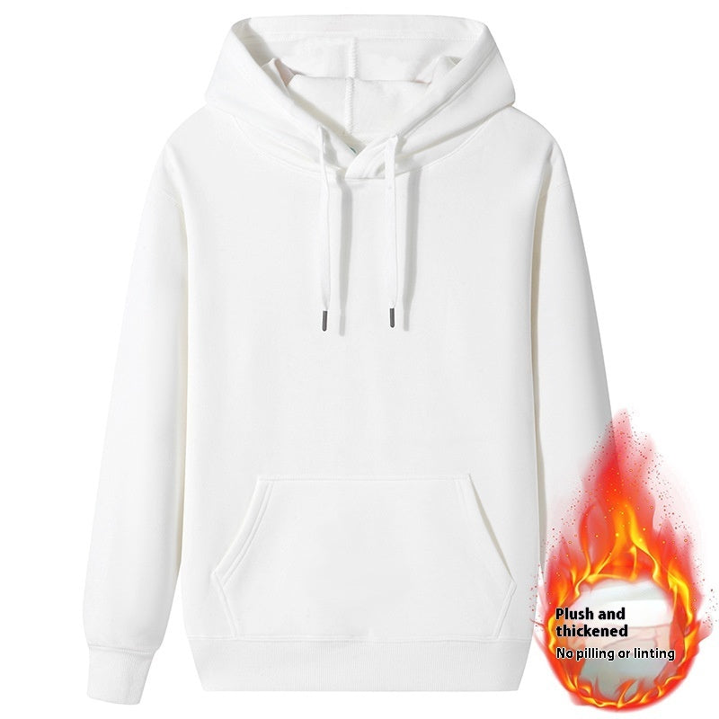 Fleece-lined Thick Hoodie