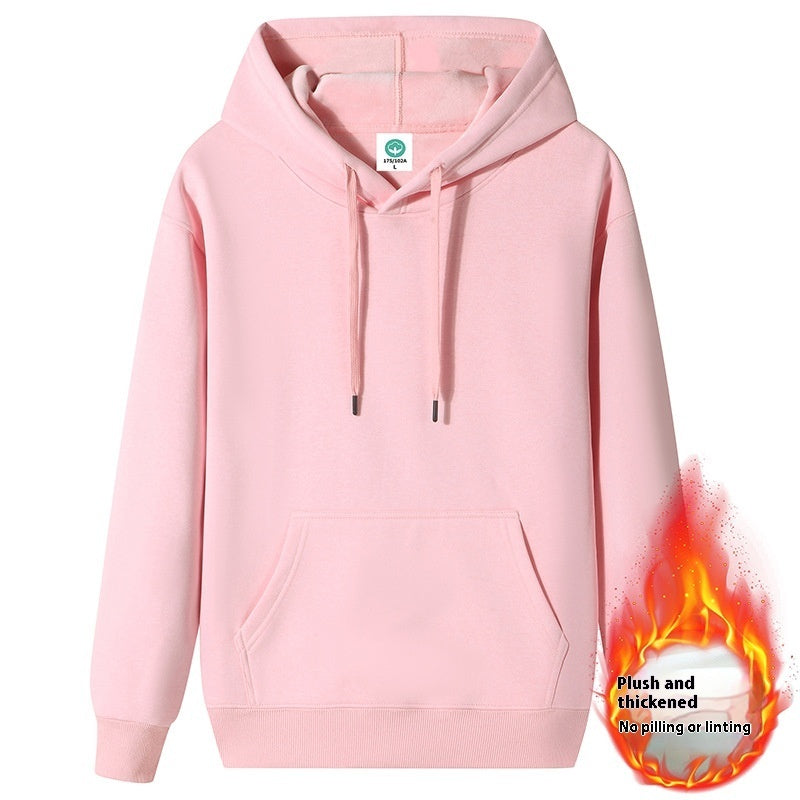 Fleece-lined Thick Hoodie