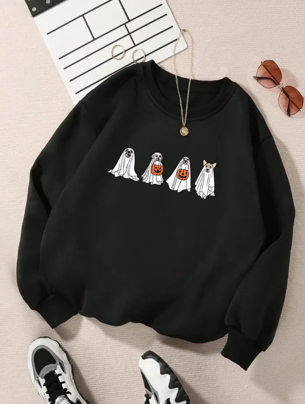 Fleece Casual Long Sleeved Sweatshirt