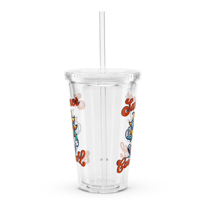 Summer carnival | Clear plastic tumbler