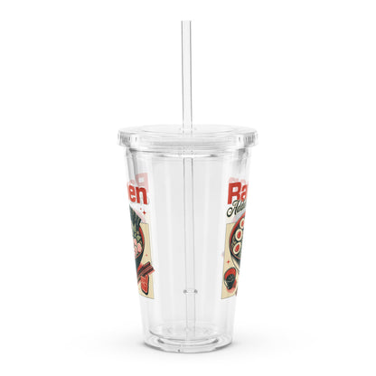 Ramen | Clear plastic tumbler