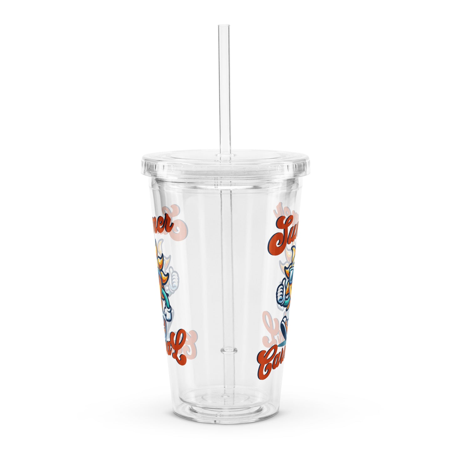 Summer carnival | Clear plastic tumbler