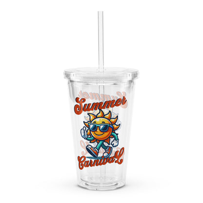 Summer carnival | Clear plastic tumbler