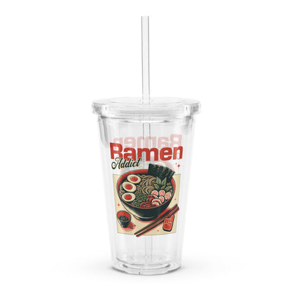 Ramen | Clear plastic tumbler