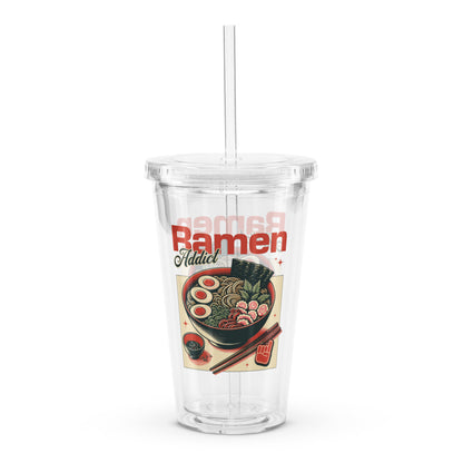 Ramen | Clear plastic tumbler