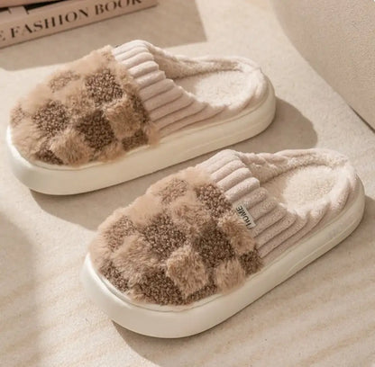 Winter Fluffy Fur Slippers