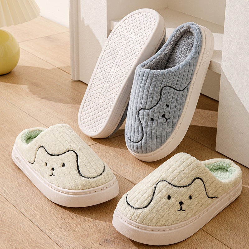 Unisex Non-slip Warm Plush slippers