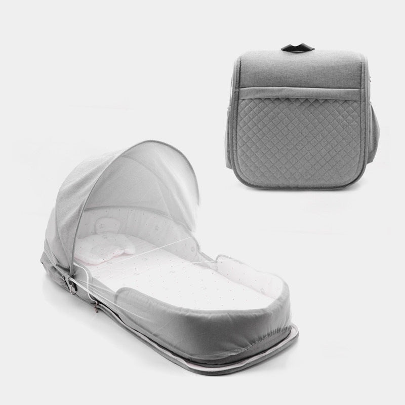 Newborn Baby Crib Portable Mobile Backpack