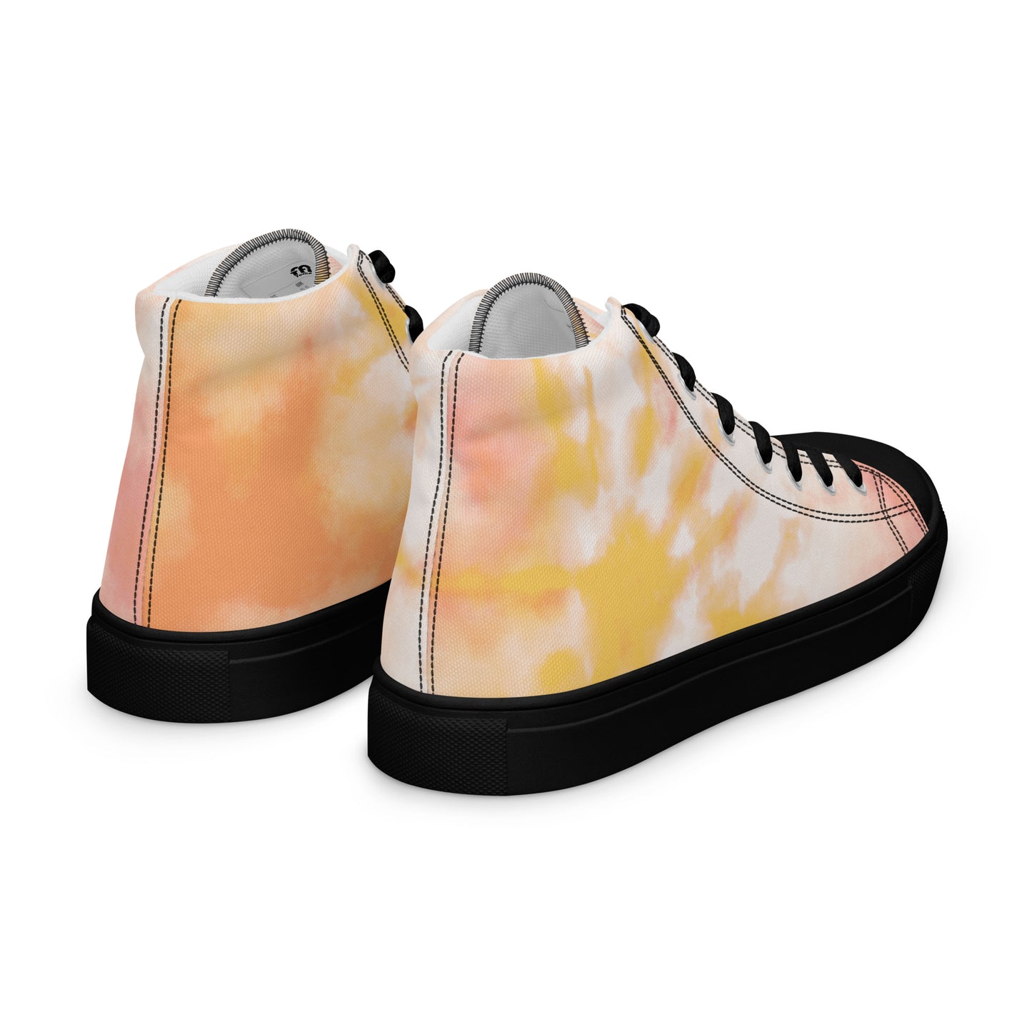 Yellow tie-dye | Men’s high top shoes