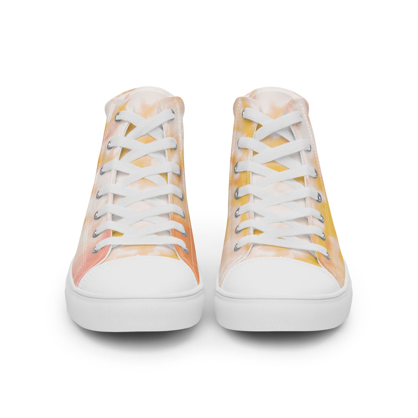 Yellow tie-dye | Men’s high top shoes