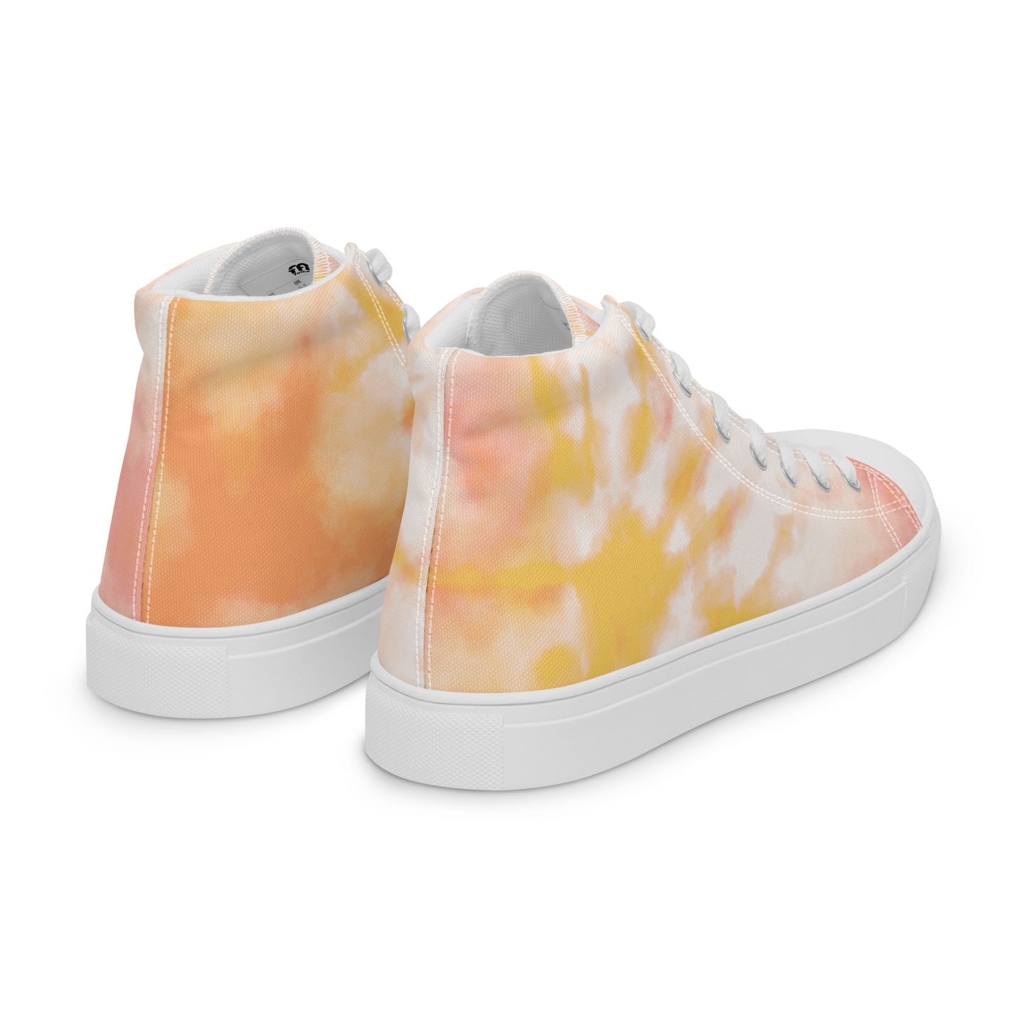 Yellow tie-dye | Men’s high top shoes