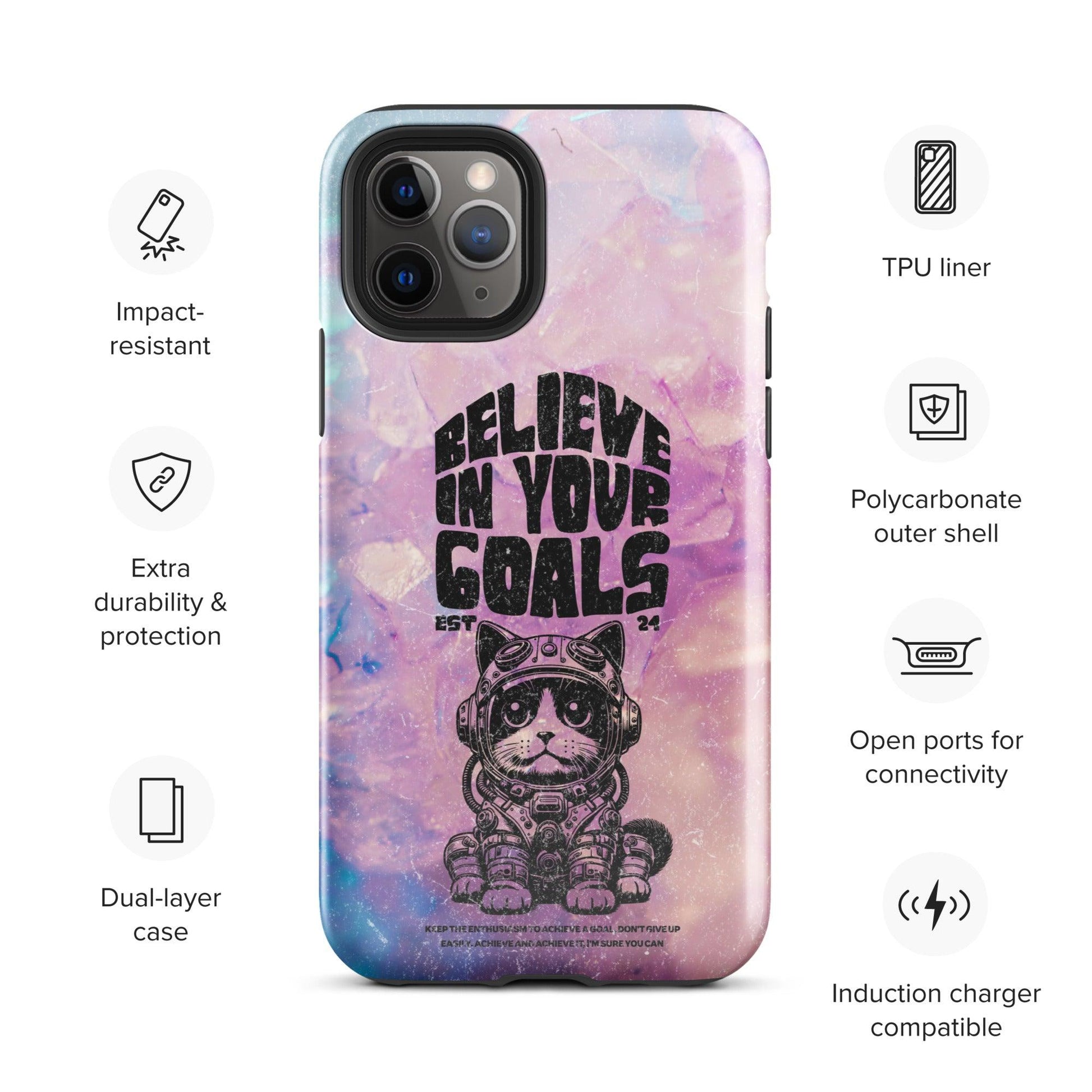 Believe in your goals | Tough Case for iPhone® - Teffie