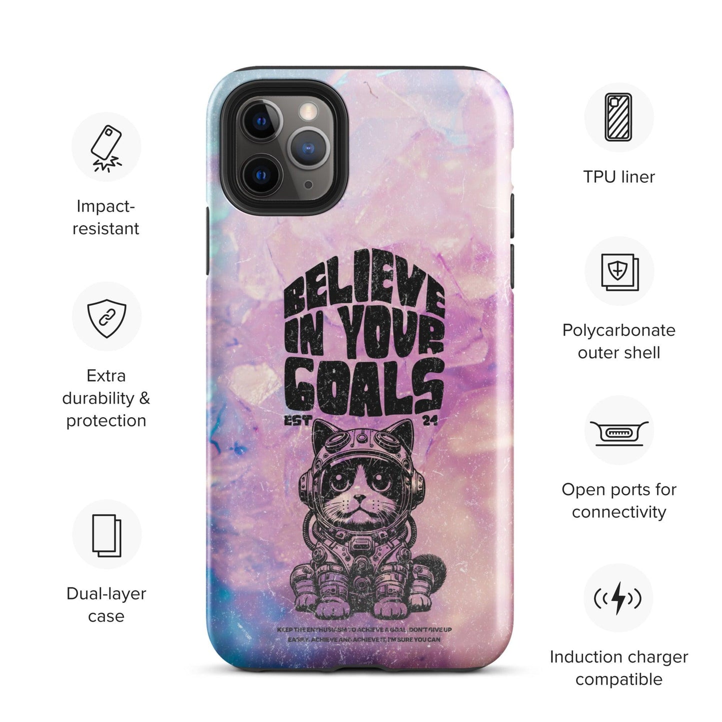 Believe in your goals | Tough Case for iPhone® - Teffie