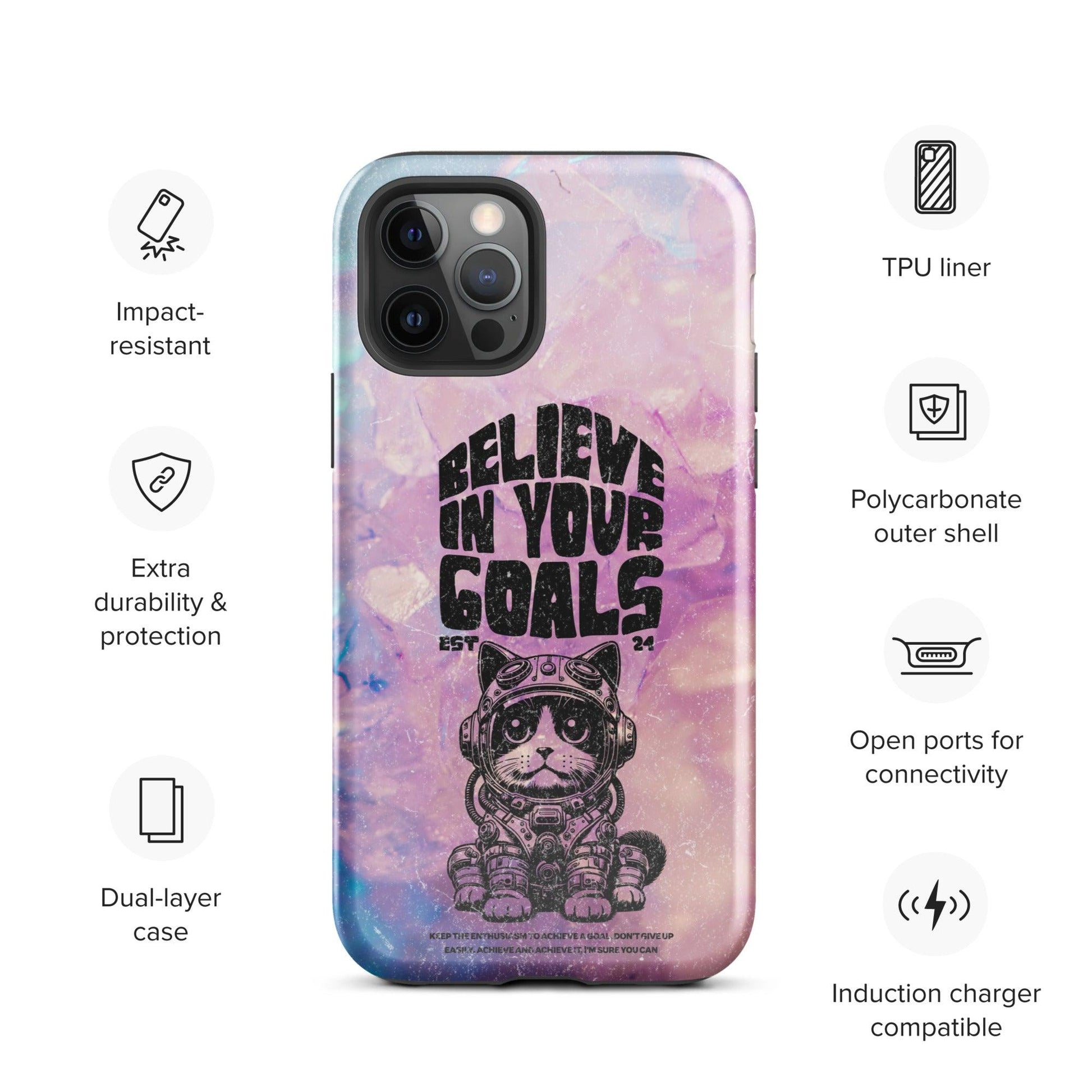 Believe in your goals | Tough Case for iPhone® - Teffie