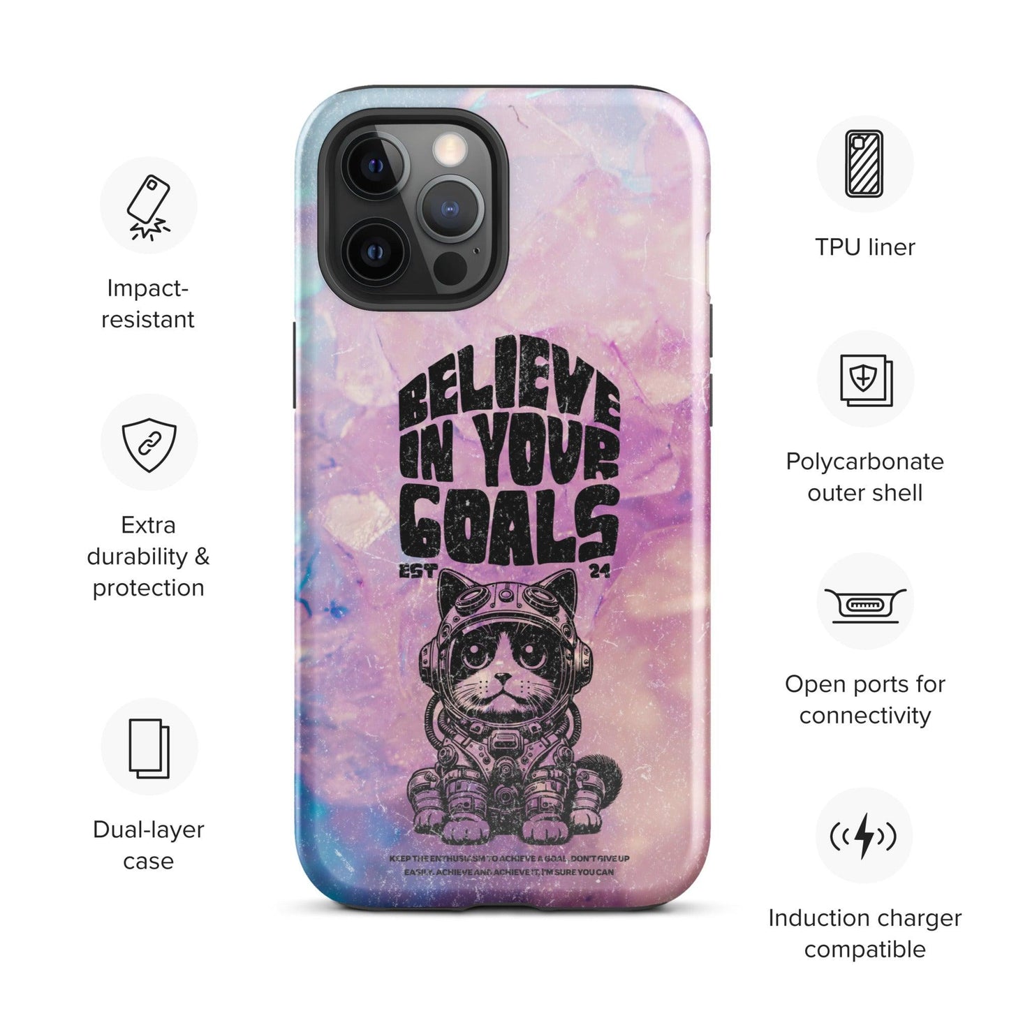 Believe in your goals | Tough Case for iPhone® - Teffie